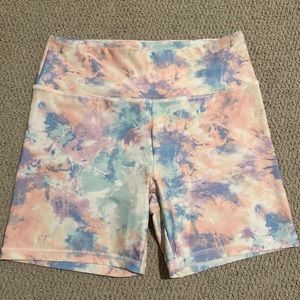 Tie Dye Biker Shorts
